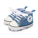 Baby Shoes Classic Canvas Baby Boy Shoes Spring Cotton Straps Stitching Newborn Boy Girl Shoes First Walker Prewalker