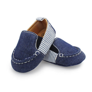 PU Suede Leather Newborn Baby Shoes Moccasins Soft Soled Non-slip Footwear First Walker For 0-18M