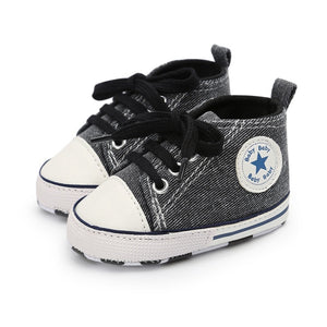 Baby Shoes Classic Canvas Baby Boy Shoes Spring Cotton Straps Stitching Newborn Boy Girl Shoes First Walker Prewalker