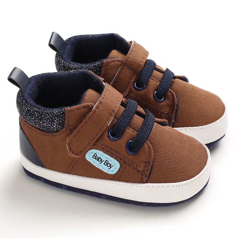 Baby Shoes Classic Canvas Baby Boy Shoes Spring Cotton Straps Stitching Newborn Boy Girl Shoes First Walker Prewalker