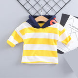 Fashion Stripe Boys Hoodies Sweatershirt Spring Boy Clothes Set New Strap Jeans Handsome Boy Clothes Set 2019 Children Clothing