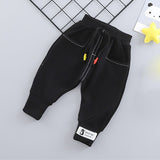 3PCS Spring Boy Clothes Set Baby Boy Girls Clothes Set Children Clothing Cartoon Zipped Coat+Long Sleeve T-shirt+Sports Pants