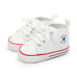 Baby Shoes Classic Canvas Baby Boy Shoes Spring Cotton Straps Stitching Newborn Boy Girl Shoes First Walker Prewalker